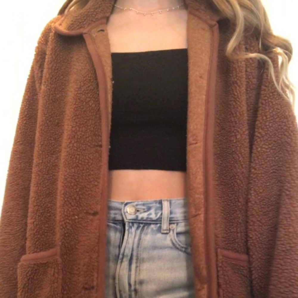 Brown Orvis Teddy Jacket